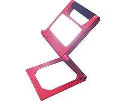 LED Floodlight bouwlamp | Accu | Inklapbaar | 10W | Rood