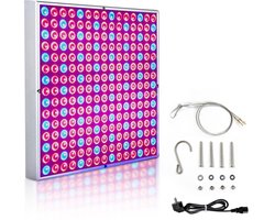 LED groeilamp - kweeklamp - full spectrum - groei & bloei - grow light - groeilamp full spectrum - 45 Watt - 30.5 x 30.5 cm - 225 LEDs