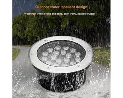 Led Grondspot - Inbouwspot Buiten - Tuin Verlichten - Waterdicht IP67 - AC 85-265V - Geel