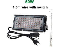 Led Grow Light Phyto Lamp Voor Plant Light 50W Hydrocultuur Groeisysteem Broeikasbloempitten Kweekverlichting