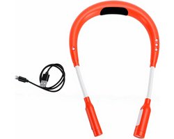 LED Halslamp - Neklamp Leeslamp - Handsfree Lezen - Verwarmende Functie - 2000 mAh - Oranje
