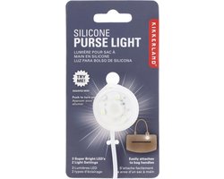 LED Handtaslicht Taslampje –Siliconen Tas Handtas Rugtas Lamp Bag Light Lampje Lichtje Sleutellampje Licht Veel Vakjes Vakken Zoeken Lichtgevende Hondenhalsband Lichtgevend Honden Halsband + Batterijen