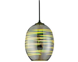 LED Hanglamp 3D - Structure - Ovaal - Chroom Glas - E27