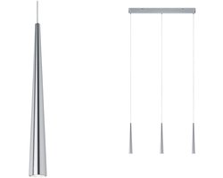 LED-hanglamp Gutta 2700K 3x520lm 3x7W Alu geborsteld dimbaar