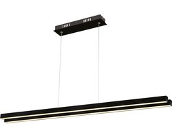 LED Hanglamp - Hangverlichting - Mater - 35W - Natuurlijk Wit 4000K - Zwart Aluminium