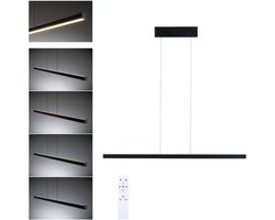 LED-hanglamp Lesko RGBW+ dimbaar 2300lm / 370lm 19W / 3W Zwart mat