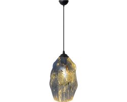 LED Hanglamp - Meteorum - Ovaal - Chroom Glas - E27