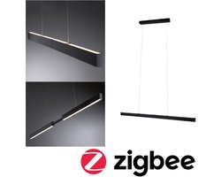 LED-hanglamp Smart Home Zigbee 3.0 Aptare RGBW+ dimbaar 1920lm / 1920lm 2x16W Zwart geborsteld