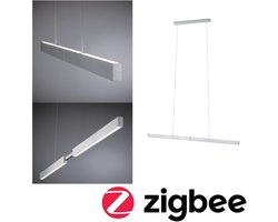 LED-hanglamp Smart Home Zigbee 3.0 Aptare RGBW+ dimbaar 2x2240lm 2x16W Alu geborsteld