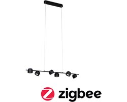 LED-hanglamp Smart Home Zigbee 3.0 Pane 2700K 6x450lm 6x6W Zwart dimbaar