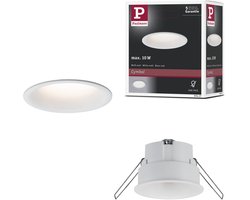 LED-inbouwlamp Cymbal Coin Enkele lamp rond 77 mm max. 10W dimbaar Wit mat