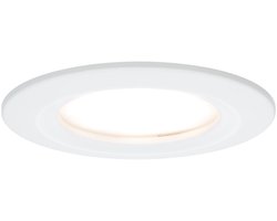 LED-inbouwlamp Nova Plus Coin Enkele lamp star IP44 rond 78 mm Coin 6W 470lm 230V dimbaar 2700K Wit mat