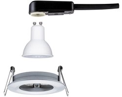 LED-inbouwlamp Nova star IP44 rond 78mm GU10 6,5W 460lm 230V 2700K Alu gedraaid