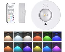 LED-kastlamp - Oplaadbare staaflamp met dimmer en afstandsbediening - 500 mAh USB dimbare inbouwlamp - Geschikt voor keuken, slaapkamer, enz.