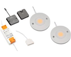LED kastverlichting Kaya complete set van 2 spots