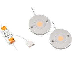 LED kastverlichting Kaya complete set van 2 spots