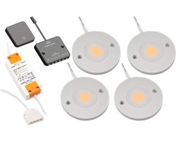 LED kastverlichting Kaya complete set van 4 spots