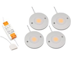 LED kastverlichting Kaya complete set van 4 spots