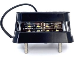 led kentekenverlichting wit 12/24 volt 4x led - kentekenlamp - kenteken verlichting - numberplate lamp - kmr