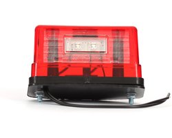 led kentekenverlichting wit 12/24 volt - kentekenlamp - kenteken verlichting - numberplate lamp - was