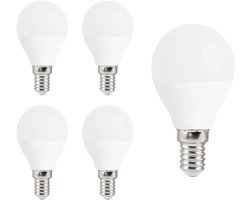 LED Kogellamp - Kogellamp E14 - Wonen en Werken - Energiezuinig Vervangend - Ø47mm - Transparant