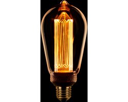 Led kooldraad Edison ST64 E27 3.5w/13w 1800k amber dimbaar 120L