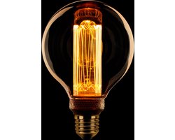 Led kooldraad Globe 80mm E27 3.5w/13w 1800k amber dimbaar 120L
