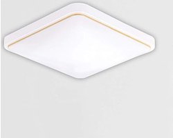 LED Lamp - Goud rand - Warmwit /koudwit led indoor -Plafondlamp -Vierkante witte acryl indoor plafondlamp - 40x40CM- plafond decoratie lamp, driekleurige licht, direct leverbaar, beste prijs, continu nieuwe items