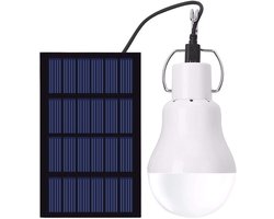 LED lamp met zonnepaneel - Hangende LED-lamp voor buiten - Solar - Kampeerlamp - Buitenlamp - Buitenverlichting - Tuinverlichting - Lampjes - Geschikt voor Vissen, Kamperen, Tent, Noodgevallen, Tuin - voor Binnen en Buiten