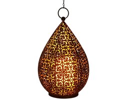 LED lamp tafellamp tuinverlichting "Decol" met geïntegreerde LED-Kaars H 27,8 cm