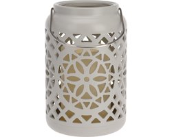 LED LANTAARN D12XH19CM CREME