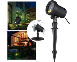 LED laser, projector, laserlichtprojector, groen licht, voor binnen en buiten