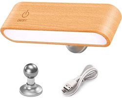 LED Leeslamp - Draadloze nachtlamp - Slaapkamer - Oplaadbaar - Bedlamp - Leeslamp