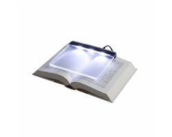 LED Leeslampje Voor Boek - Leeslamp voor in bed - Batterijen - Lamp - 3 lichtstanden - Dimbaar
