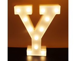 LED Letter Licht - Nachtlampje Teken - Feest Decoratie - Doe-het-zelf Combinatie - 8.66 Inch Hoogte - Wit