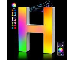 LED Letterlamp USB Aangedreven - Kleurveranderend Alfabet Nachtlamp Decoratie