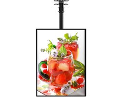 LED Lichtbak - Menu Bord - Reclame Tonen - Verstelbare Beugel - 50-100 cm - Zwart