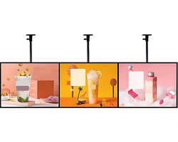 LED Lichtbak Menu - Display Bord - Menu Weergave - Ultradun Snapframe - 60x70 cm - Zwart