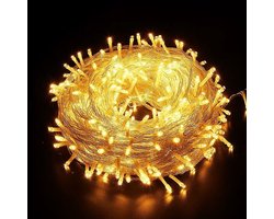LED-lichtsnoer - Lichtsnoer - lichtsnoer buiten - Gipskruid - Decoratieve lichtsnoer voor tuin en boom - Decoratieve LED-verlichting voor winkelcentrum - 30 m - Warme kleur