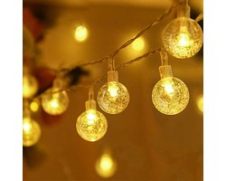 LED-Lichtsnoer Warmwit - 20 m - 160 LED - 8 Lichtmodi - IP44 Waterdicht - Binnen & Buiten - voor Feest, Tuin & Kerstdecoratie