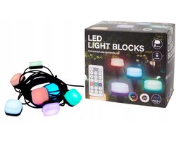 Led Light Blocks Indoor/Outdoor - 9 meter - Multicolor Verlichting