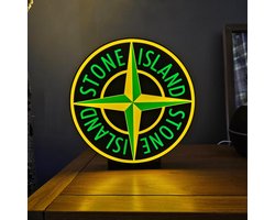 Led lightboxlamp Stone Island-logo