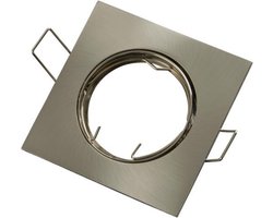 LED line Inbouwspot - Vierkant - Kantelbaar - GU5.3 Fitting - 80x80 mm - Satijn