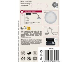 LED-module inbouwlamp Nova Plus Coin rond 50mm Coin 6W 530lm 230V dimbaar 4000K Satijn
