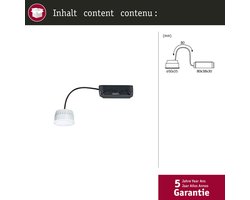 LED-module inbouwlamp RGBW Coin 50mm Coin 6W 500lm 230V dimbaar 2200 - 6500K Satijn