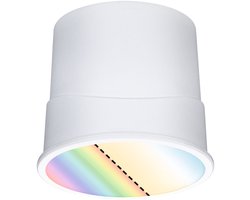 LED-module inbouwlamp Smart Home Zigbee 3.0 Base Coin Set van 1 rond 50 mm Coin 4,9W 420lm 230V dimbaar RGBW+ Satijn
