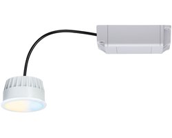 LED-module inbouwlamp Smart Home Zigbee 3.0 Tunable White Coin Set van 1 rond 50mm Coin 6W 470lm 230V dimbaar Tunable White Satijn