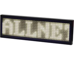 LED-naamplaatje Allnet 167020 Wit N/A