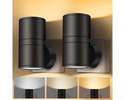 LED Nachtlampje met Afstandsbediening – 3 Kleurtemperaturen (Wit / Warmwit / Geel) – Dimbare Nachtlamp met Schemersensor en Automatische Aan/Uit – Plug-in Nachtlamp voor Slaapkamer, Hal, Trap, Kinderkamer – 2 Stuks