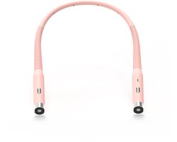 LED-neklamp met leesfunctie, 3 kleurtemperaturen, dimbaar, oplaadbaar, flexibele neklamp, Geschikt voor lezen, breien, haken, naaien, kamperen, reparaties, enz., roze.